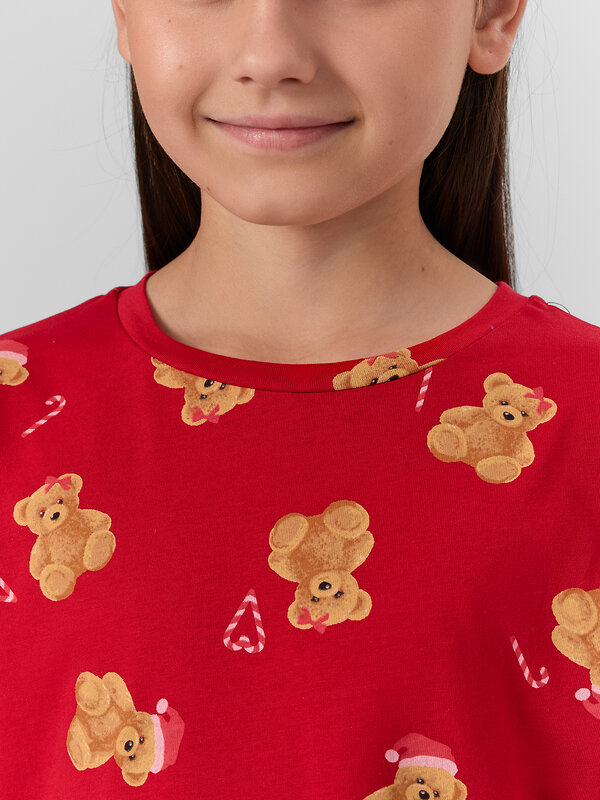 MARK FORMELLE Сорочка 573670 577727 НГ медвежата на красном