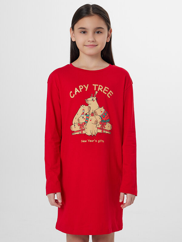 MARK FORMELLE Сорочка 573671 577727 спелая вишня +печать