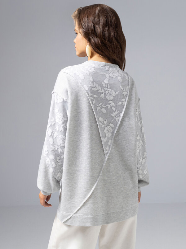 CHARUTTI Свитшот 573677 12438 Серый