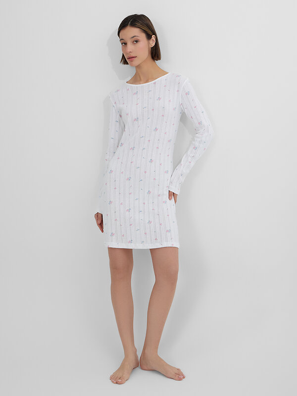 MARK FORMELLE Сорочка 573703 572397 розы на белом