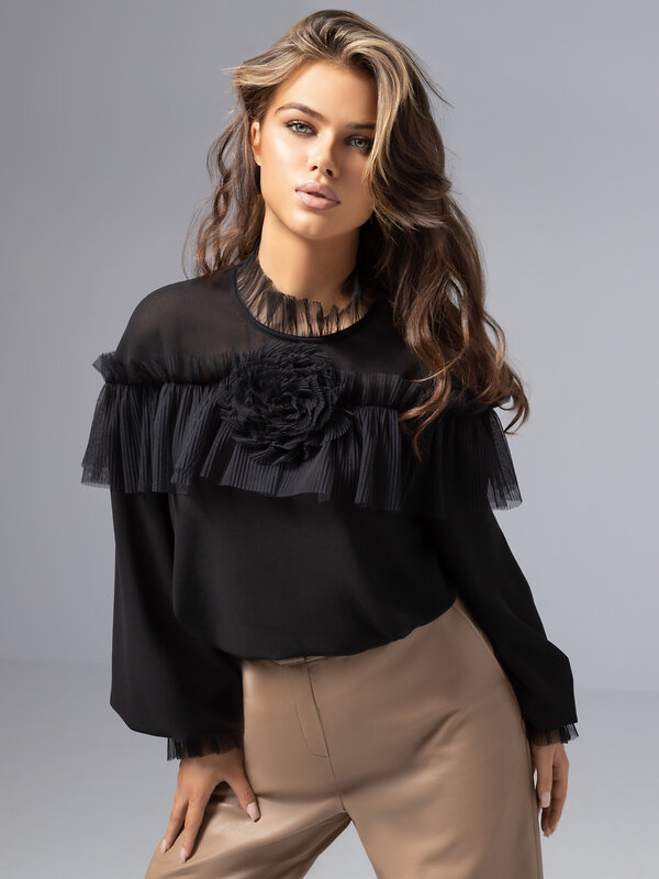 CHARUTTI Блуза 573705 12445 Черный