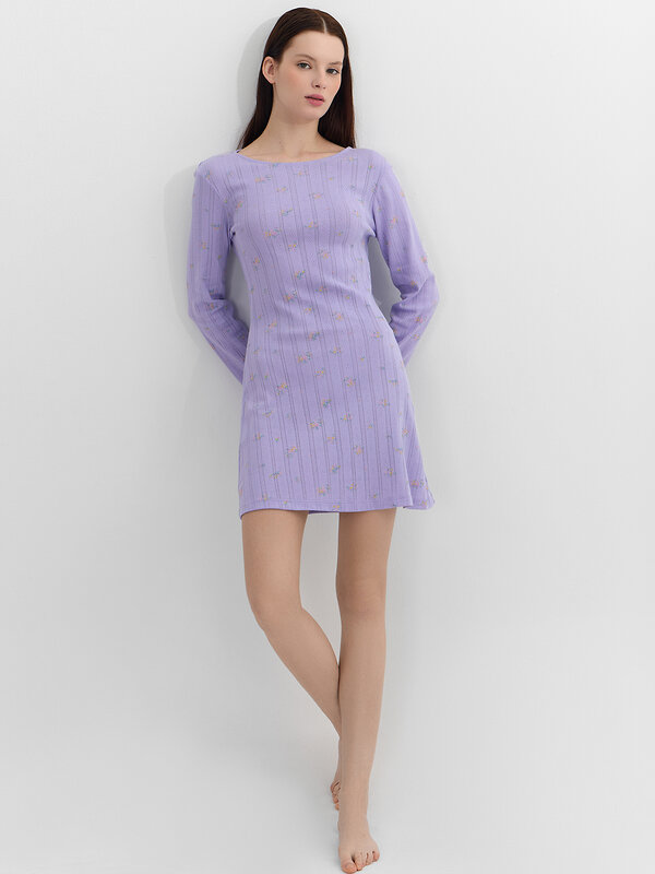 MARK FORMELLE Сорочка 573706 572397 цветы на лаванде