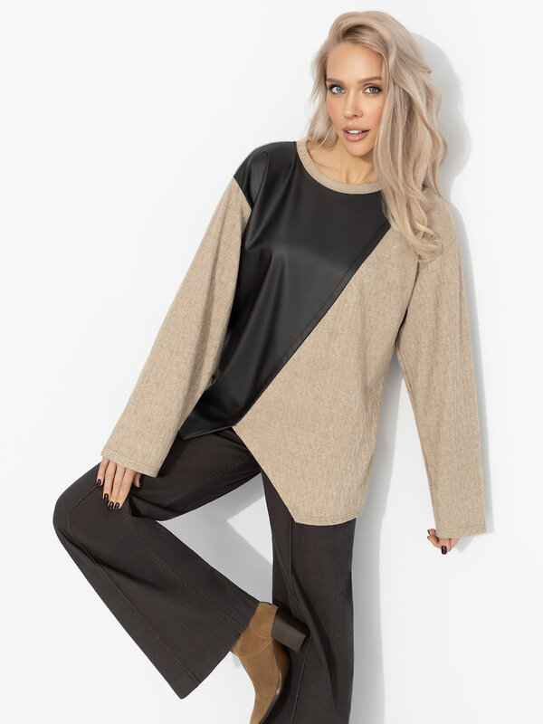 CHARUTTI Лонгслив 573727 12427 Бежевый