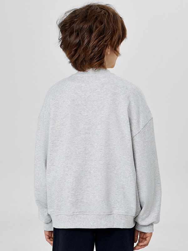 MARK FORMELLE Толстовка 573739 363333/1 серый меланж+печать