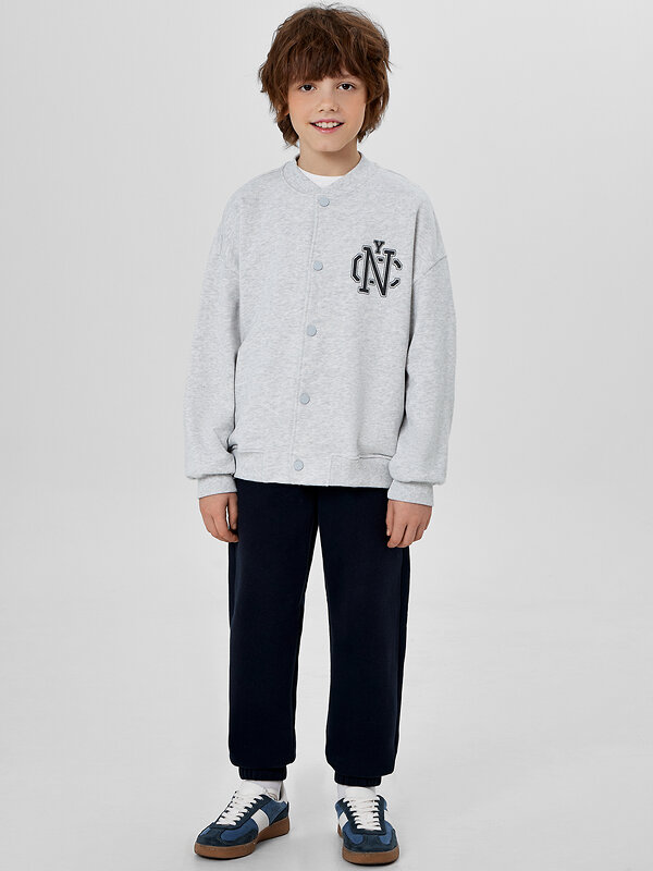 MARK FORMELLE Толстовка 573739 363333/1 серый меланж+печать