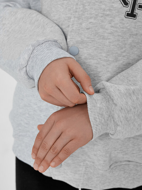 MARK FORMELLE Толстовка 573739 363333/1 серый меланж+печать