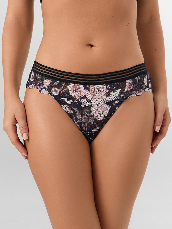 MARK FORMELLE Трусы 573799 412616 цветы на черном