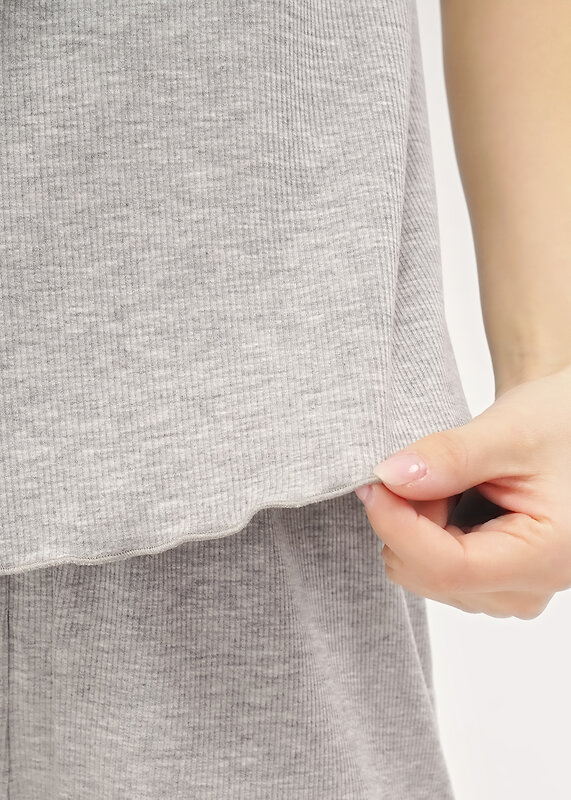 CLEVER Пижама 573812 LSET30-025 меланж серый