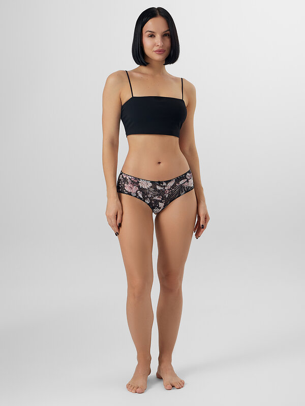 MARK FORMELLE Трусы 573835 412497 цветы на черном