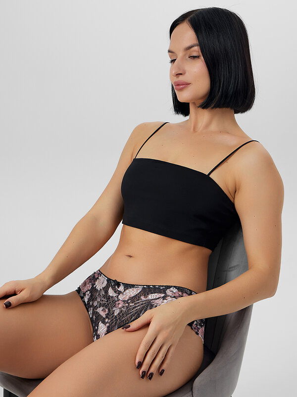 MARK FORMELLE Трусы 573835 412497 цветы на черном