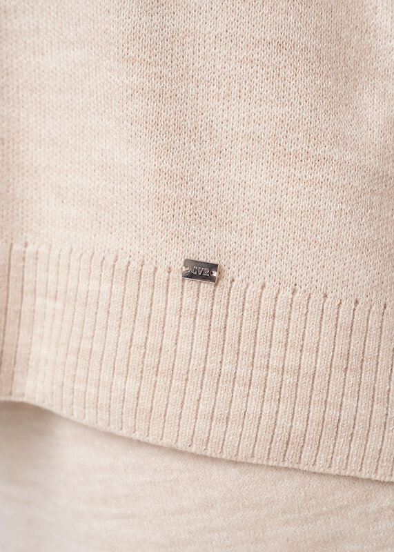 CLEVER Джемпер 573844 154598/192ак меланж бежевый