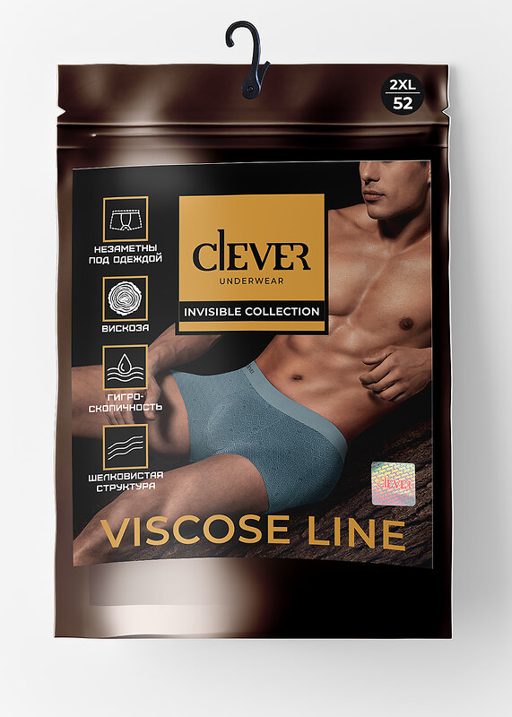 CLEVER Трусы 573856 MSH601403 джинсовый