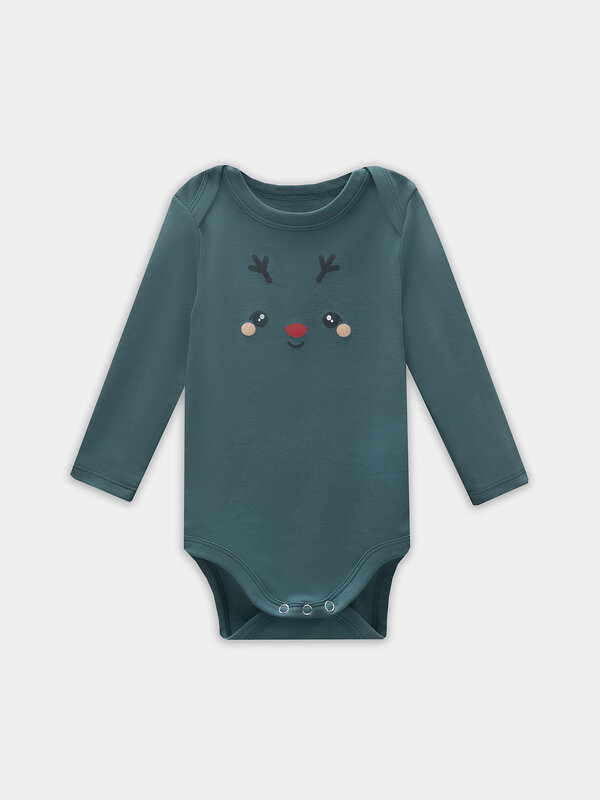 MARK FORMELLE Боди детское 573918 13016-2 огненный красный +изумруд +печать