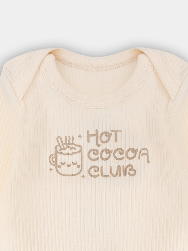 MARK FORMELLE Боди детское 573919 13018-2 сливочное масло +дымчатая сосна +печать