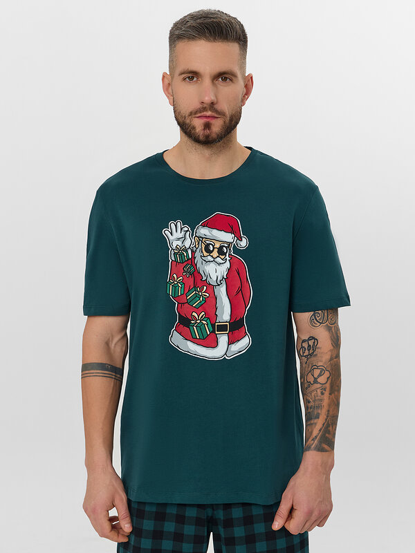 MARK FORMELLE Комплект 573932 591044 т.изумрудный +черная клетка на зеленом