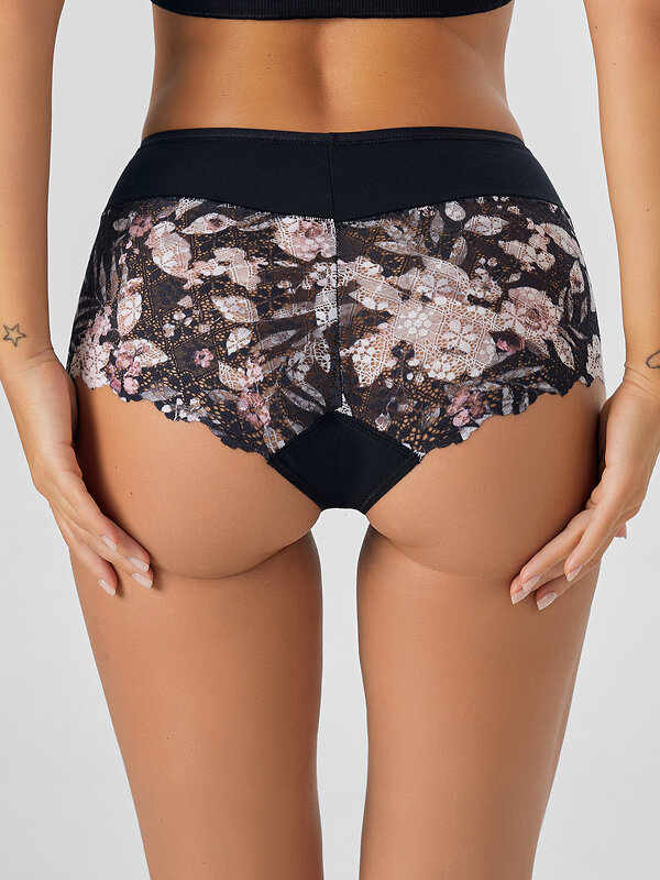 MARK FORMELLE Трусы 573991 412670 цветы на черном