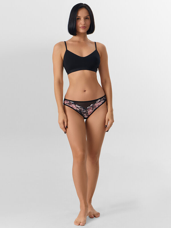 MARK FORMELLE Трусы 574002 412469 цветы на черном