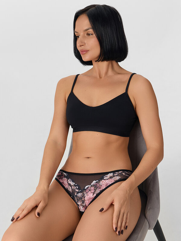 MARK FORMELLE Трусы 574002 412469 цветы на черном