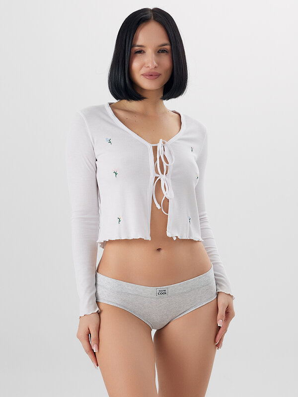 MARK FORMELLE Трусы 574057 412491-3 серый меланж+черный