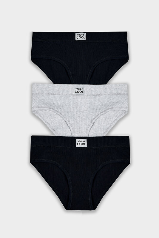 MARK FORMELLE Трусы 574057 412491-3 серый меланж+черный