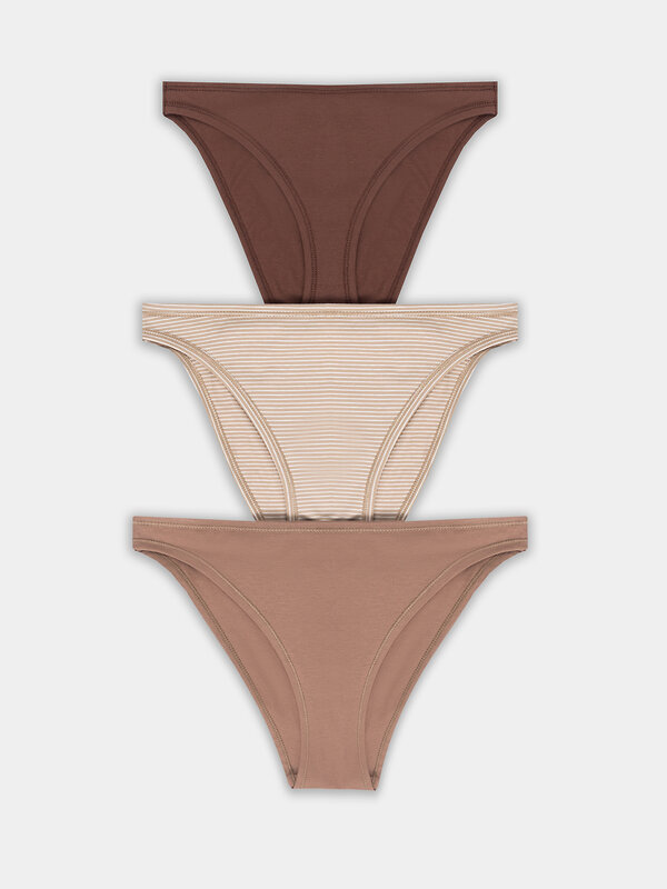 MARK FORMELLE Трусы 574076 412621-3 бежевая полоска +молочный шоколад +корица