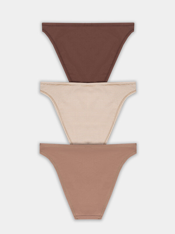 MARK FORMELLE Трусы 574076 412621-3 бежевая полоска +молочный шоколад +корица