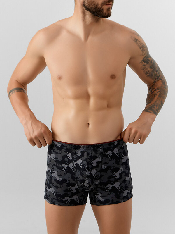 MARK FORMELLE Трусы 574106 411134 лошади на черном