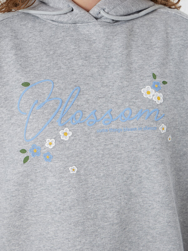 MARK FORMELLE Худи 574111 122954 серый меланж+печать