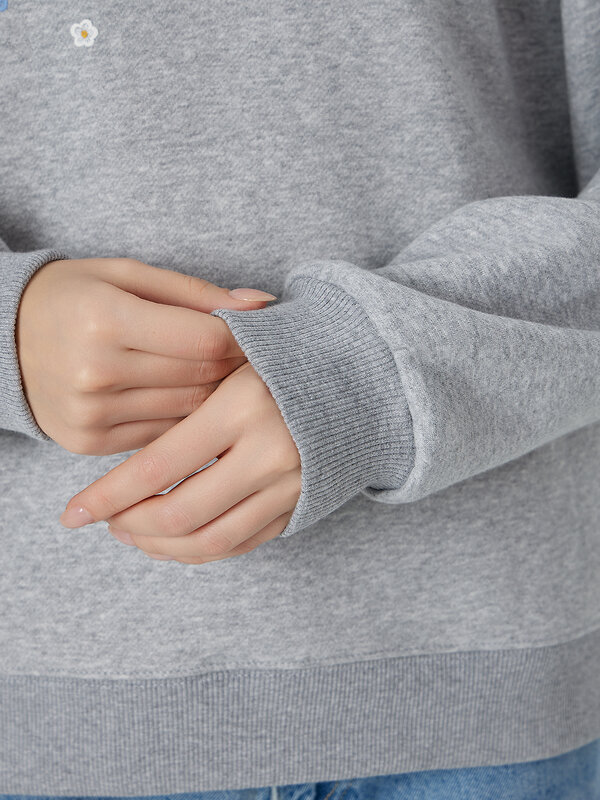 MARK FORMELLE Худи 574111 122954 серый меланж+печать