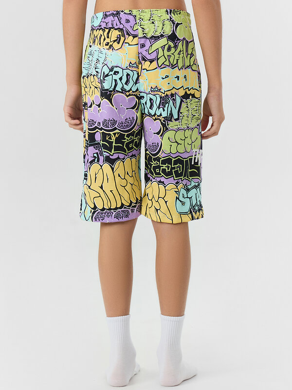 MARK FORMELLE Шорты 574130 533701 цветные граффити