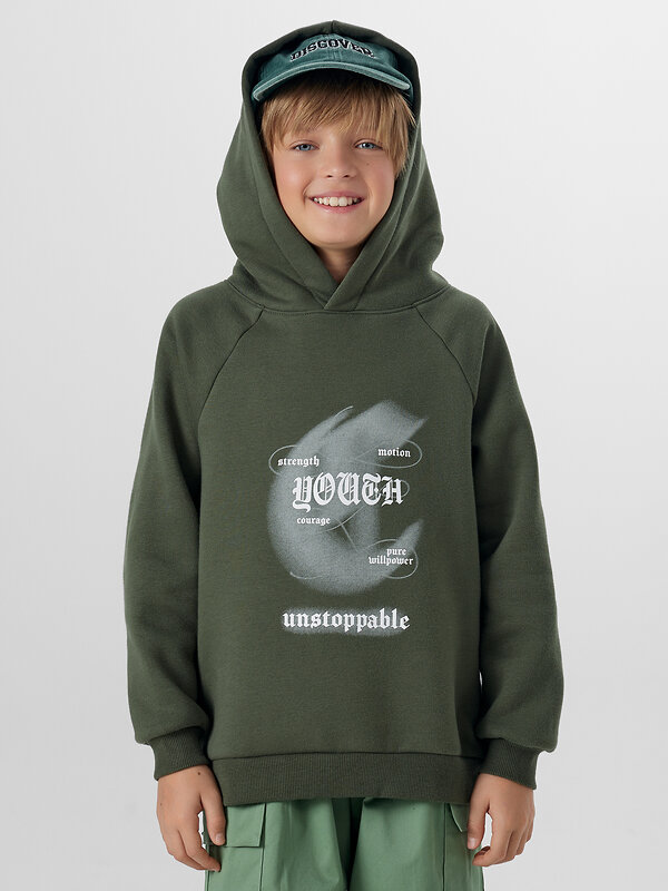 MARK FORMELLE Худи 574147 123418 хаки +печать