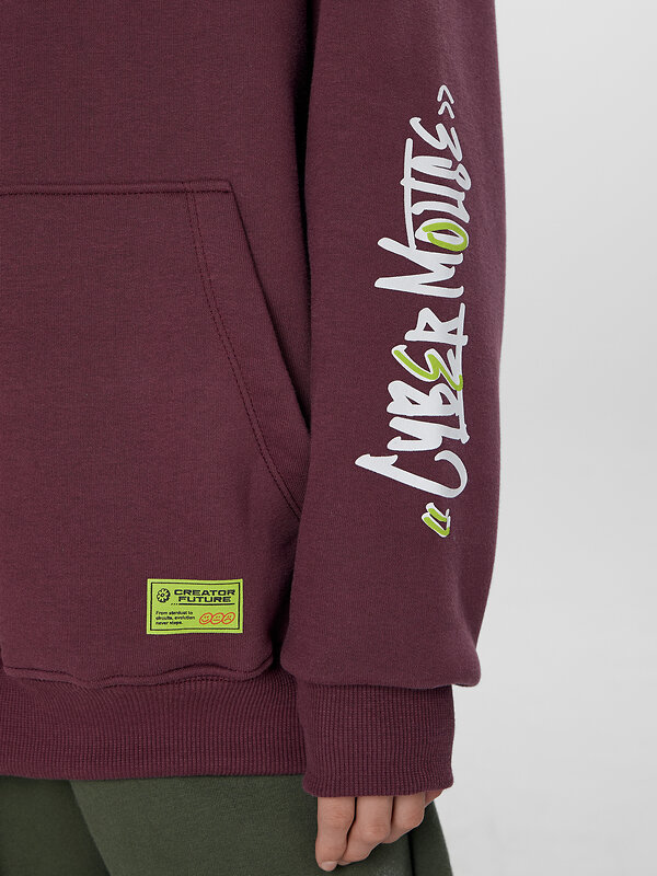 MARK FORMELLE Худи 574148 123416-1 ежевичный +печать