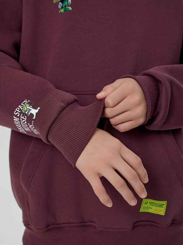 MARK FORMELLE Худи 574148 123416-1 ежевичный +печать