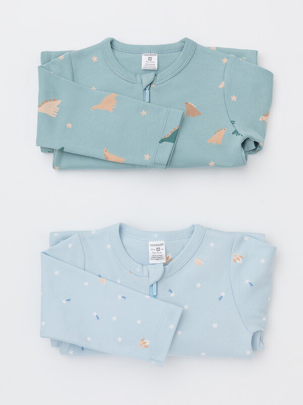 CROCKID Комбинезон 574156 К 6522-2уп голубой