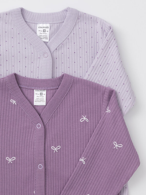 CROCKID Комбинезон 574164 К 6523-2уп фиолетовый