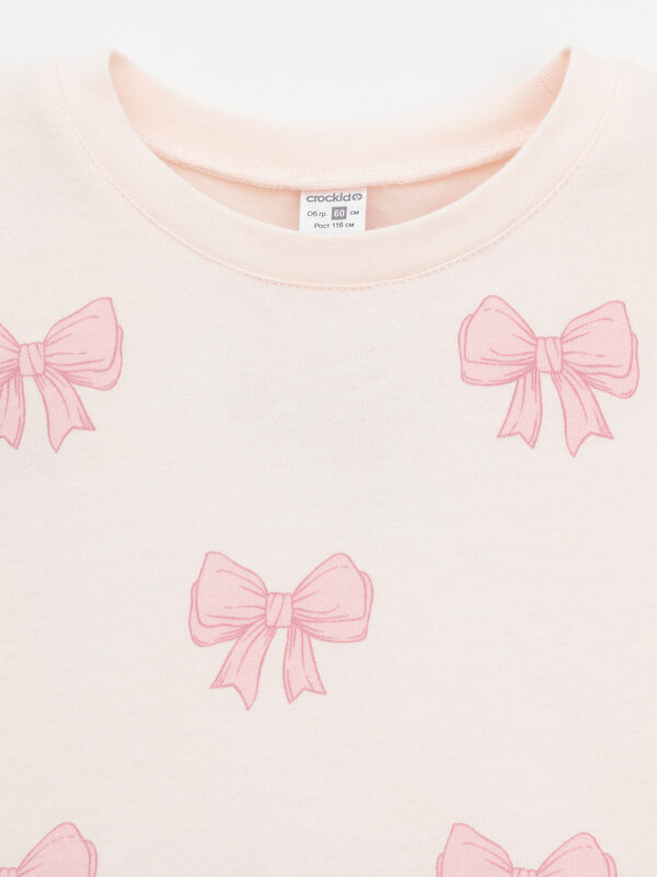 CROCKID Пижама 574166 К 1587 розовый