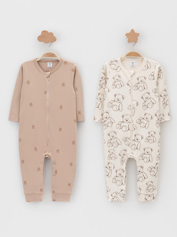 CROCKID Комбинезон 574171 К 6522-2уп бежевый