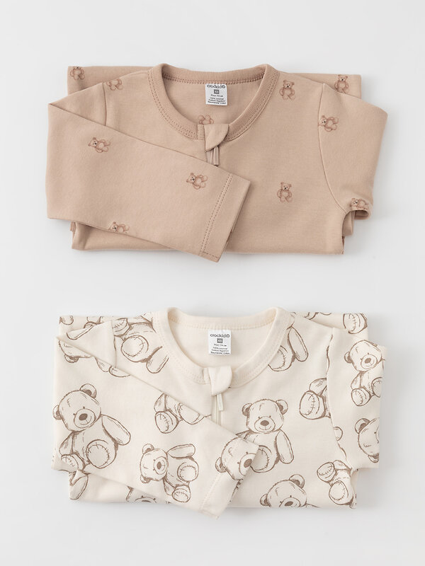 CROCKID Комбинезон 574171 К 6522-2уп бежевый