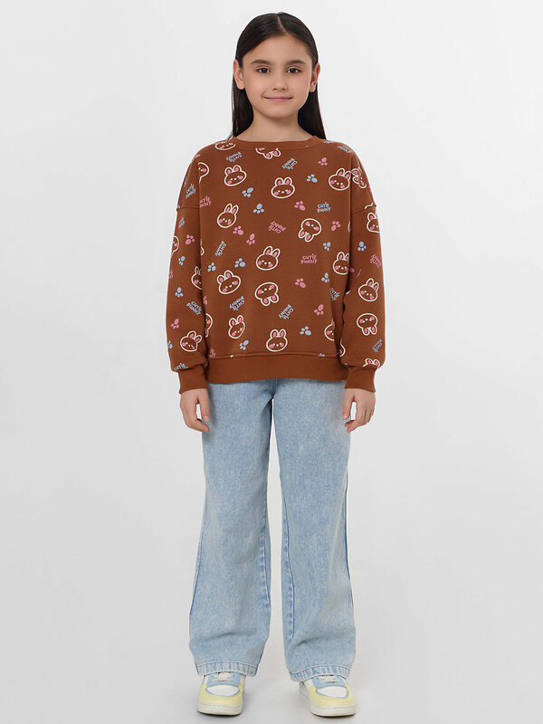 MARK FORMELLE Свитшот 574185 127978 кролики на карамельном