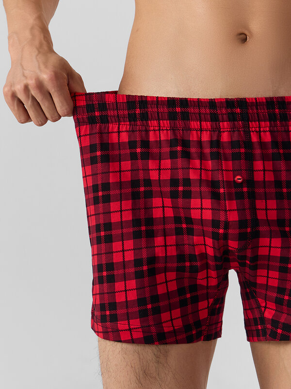 MARK FORMELLE Трусы 574187 411152 черная клетка на красном