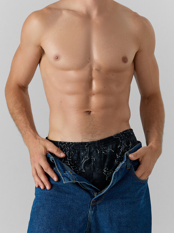 MARK FORMELLE Трусы 574190 411152 разводы на черном