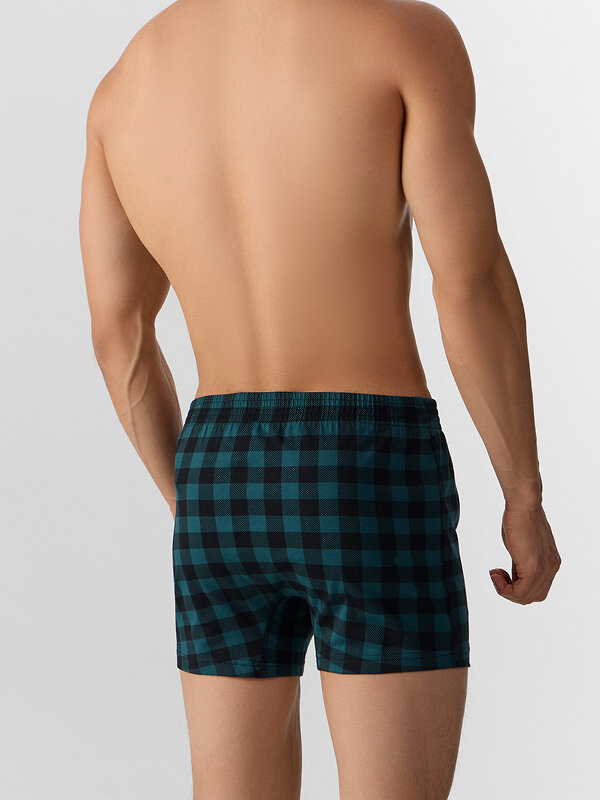 MARK FORMELLE Трусы 574194 411152 черная клетка на зеленом
