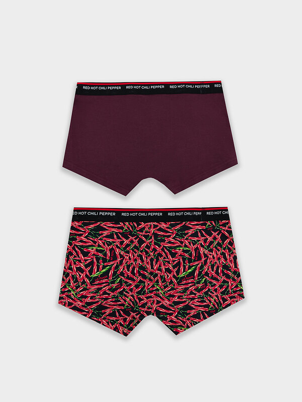 MARK FORMELLE Трусы 574210 411215-2 винный +перчики на черном