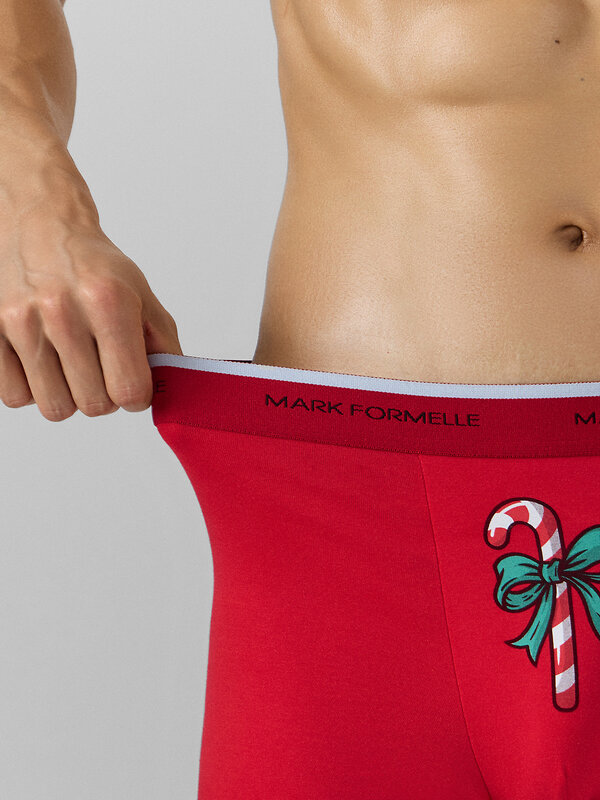 MARK FORMELLE Трусы 574211 411228-2 красный +маленькие леденцы на т.синем