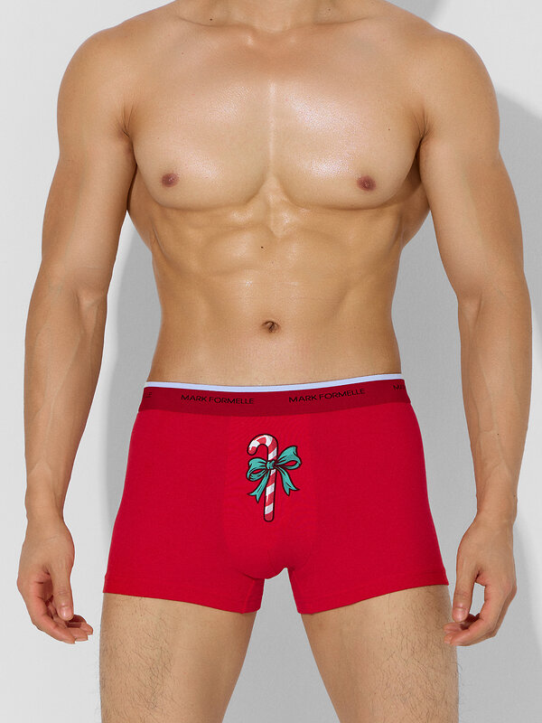 MARK FORMELLE Трусы 574211 411228-2 красный +маленькие леденцы на т.синем