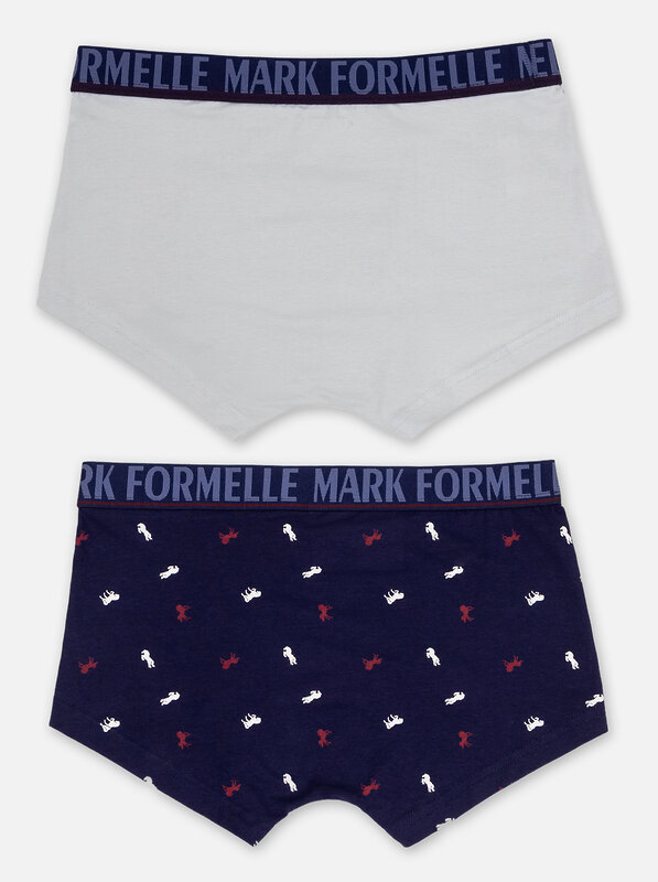 MARK FORMELLE Трусы 574212 411188-2 св.серый +лошади на т.синем