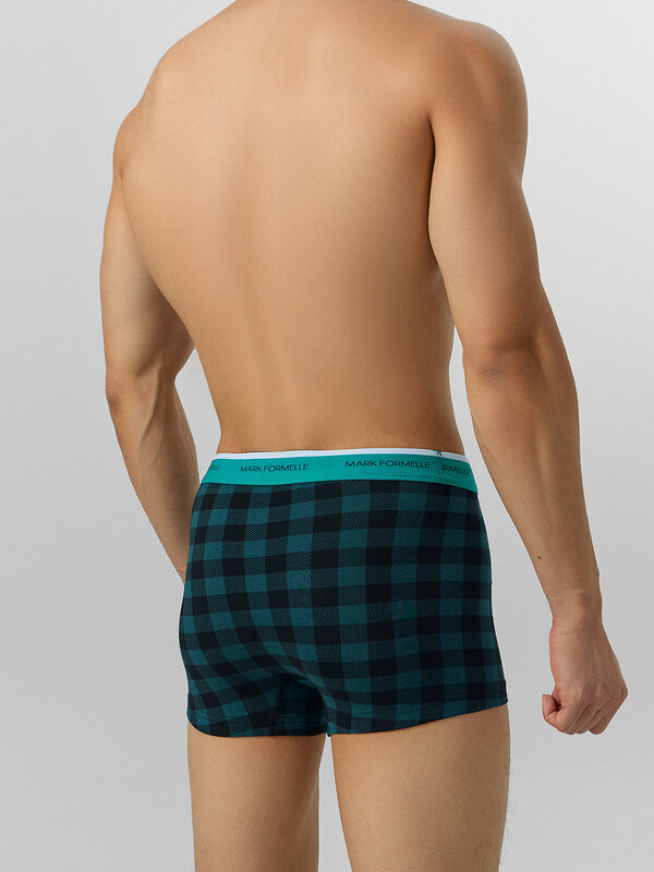 MARK FORMELLE Трусы 574213 411228-2 зеленый +черная клетка на зеленом