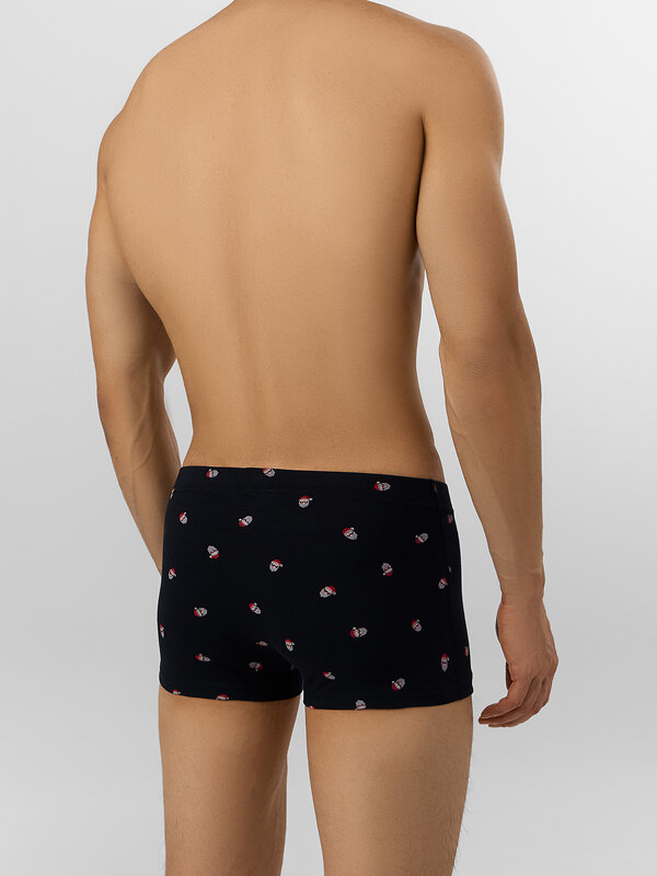 MARK FORMELLE Трусы 574215 411229-2 мелкая набивка на черном +т.серый