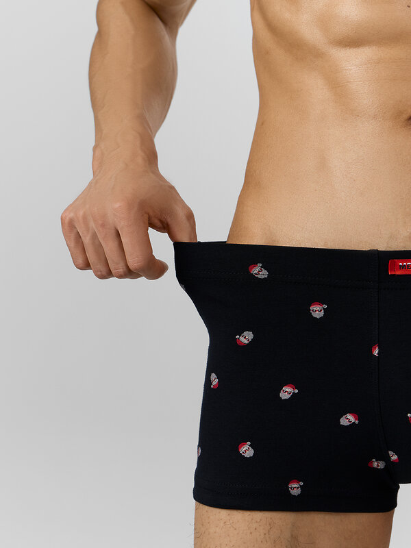 MARK FORMELLE Трусы 574215 411229-2 мелкая набивка на черном +т.серый