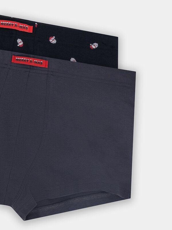 MARK FORMELLE Трусы 574215 411229-2 мелкая набивка на черном +т.серый